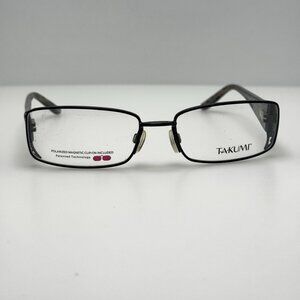 Takumi Eyeglasses Eye Glasses Frames T9922 90 55-17-135 W/ Clip B